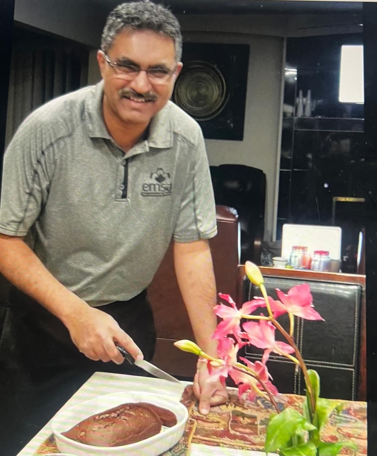 Mohammad Ali Kamal at home