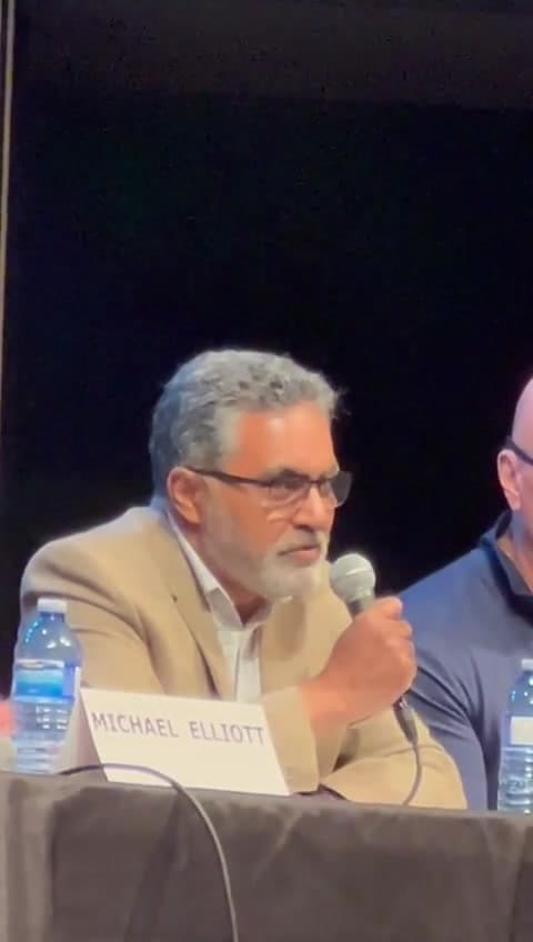 Ali discussing city council responsibilities