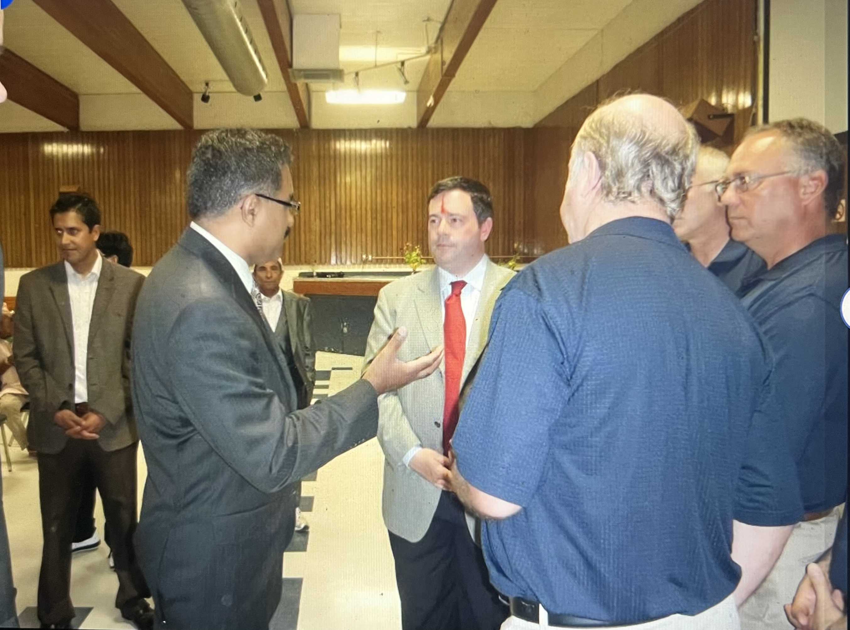 Ali with Jason Kenney during his visit to Duggan in 2012